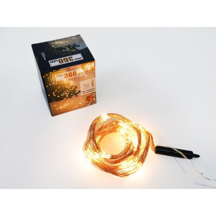 SERIE 360 LED CAVO RAMATO LUCE CALDA
