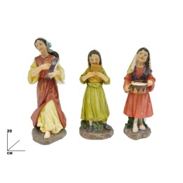SET DONNE CHE SUONANO 3 PEZZI 20 CM