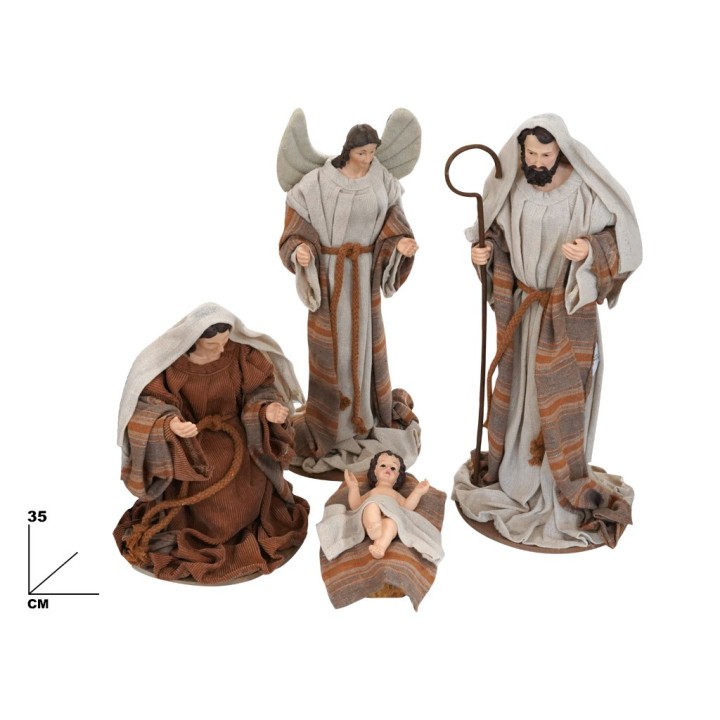 SET NATIVITA' 4 PEZZI 35 CM