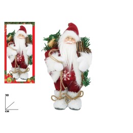 BABBO NATALE CON LUCI E SUONI 30 CM