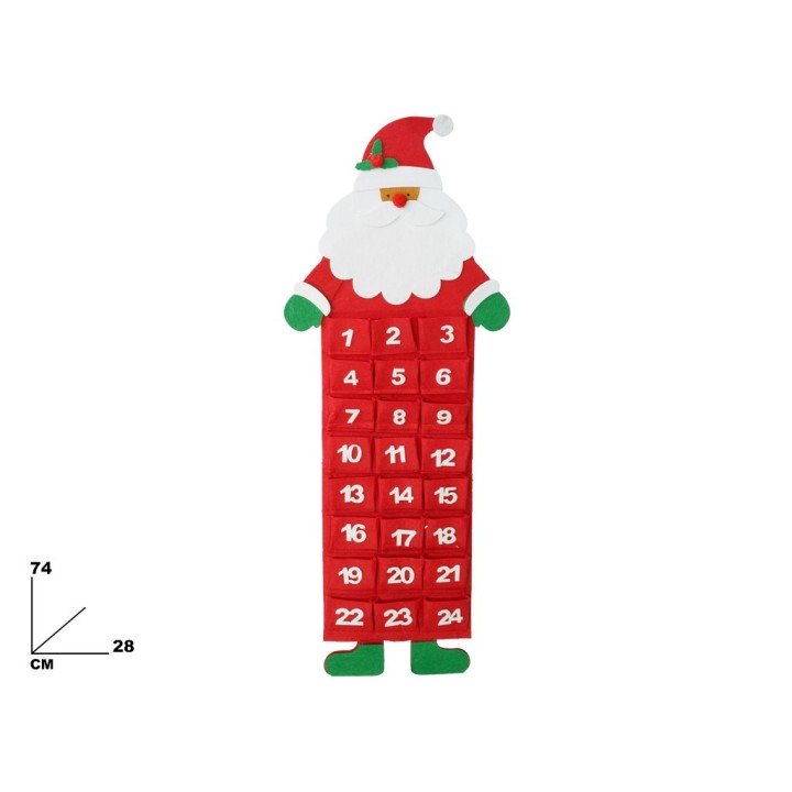 CALENDARIO DELL'AVVENTO IN TESSUTO