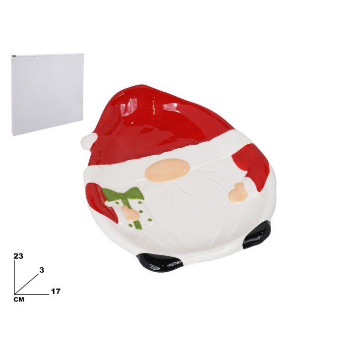 PIATTO DECORATIVO NATALIZIO 23 CM