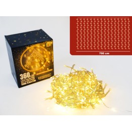 TENDA 0.7m*7,1m 360 LED LUCE CALDA
