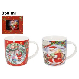 TAZZA DECORATIVA NATALIZIA 2 ASST