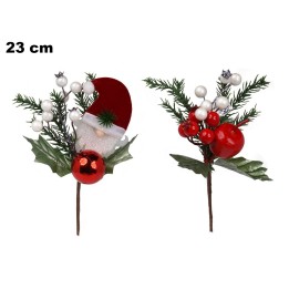 DECORAZIONE NATALIZIA CON BACCHE E GNOMO