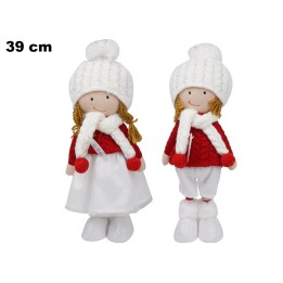BAMBINO 39 CM CON SCIARPA 2 ASST