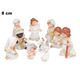 SET NATIVITA' 8,5 CM 11 PEZZI