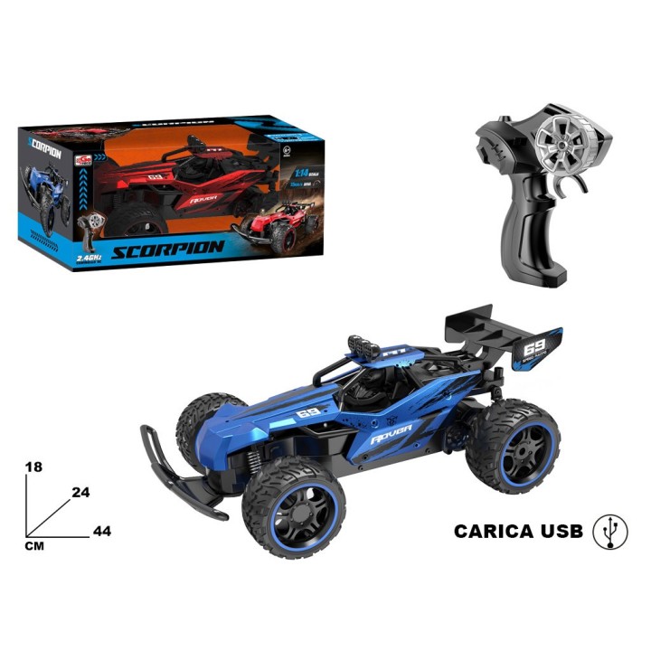 RC CAR SCORPION 1-14 CON CARICA USB