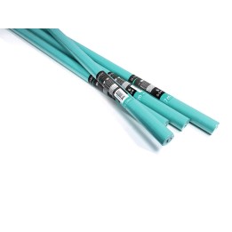 TOVAGLIA DAMASCATA AZZURRO 1,18X7M