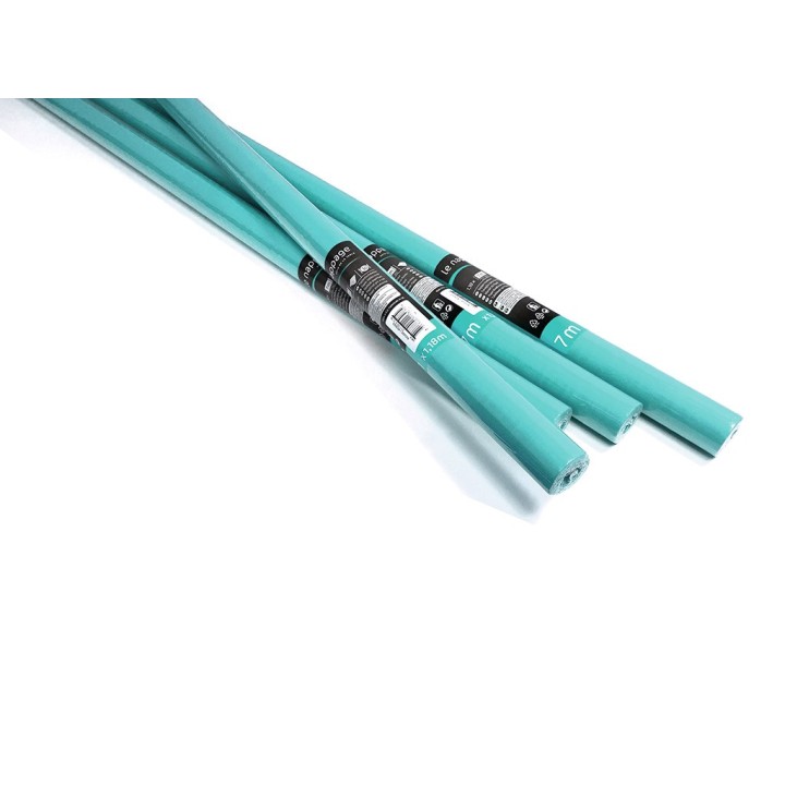 TOVAGLIA DAMASCATA AZZURRO 1,18X7M