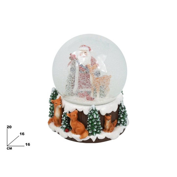AMPOLLA NATALIZIA CON BABBO NATALE