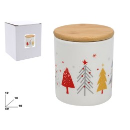 BARATTOLO DECORATIVO NATALIZIO 12 CM