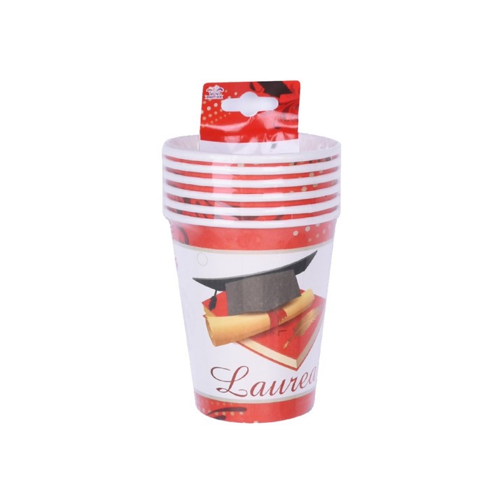 BICCHIERI LAUREA 250ML 6PZ