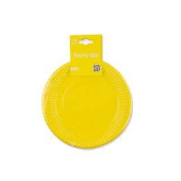 PIATTI GIALLO 18CM 20PZ