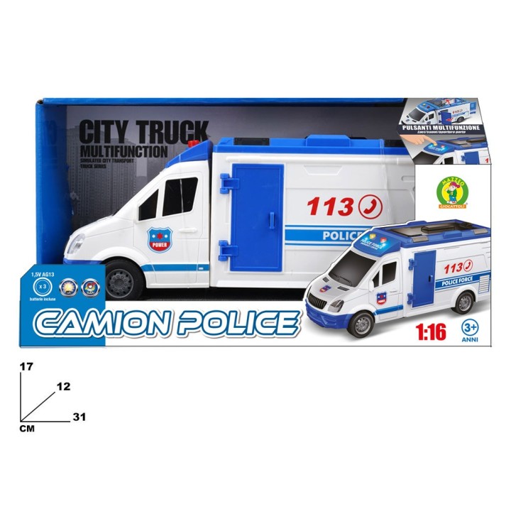 CAMION POLICE CON SUONI