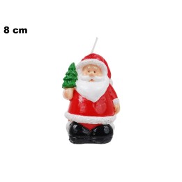 CANDELA A FORMA DI BABBO NATALE