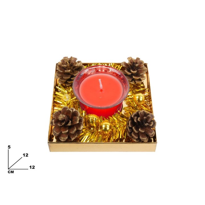 CANDELA NATALIZIA ROSSA