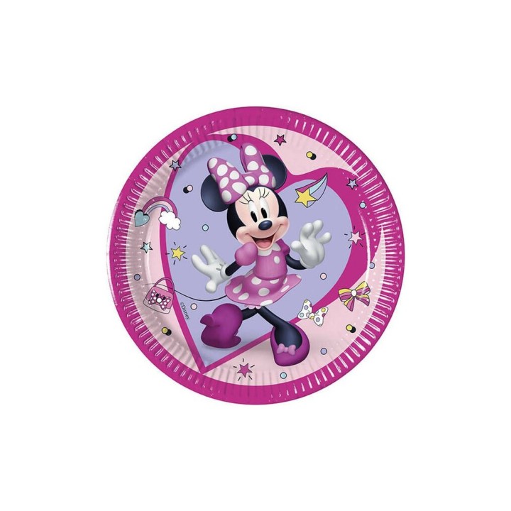 PIATTI CARTA MINNIE 20CM 8PZ