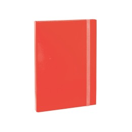 CARTELLA C/ELASTICO A4 DORSO 5CM ROSSO