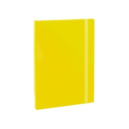 CARTELLA C/ELASTICO A4 DORSO 5CM GIALLO