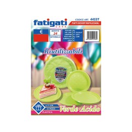 PIATTI DESSERT 25PZ VERDE