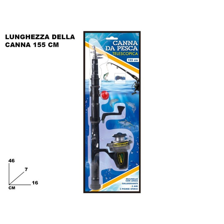 CANNA DA PESCA TELESCOPICA