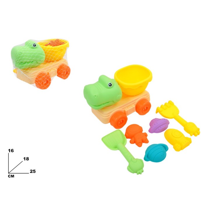 CAMIONCINO DINOSAURO CON ACCESSORI