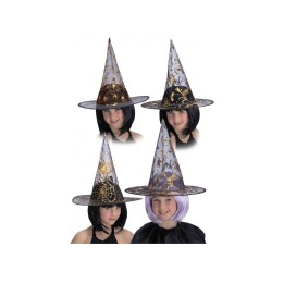 CAPPELLO STREGA DECORATO H. CM 30