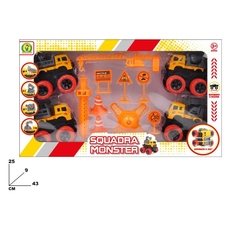 PLAYSET SQUADRA MONSTER