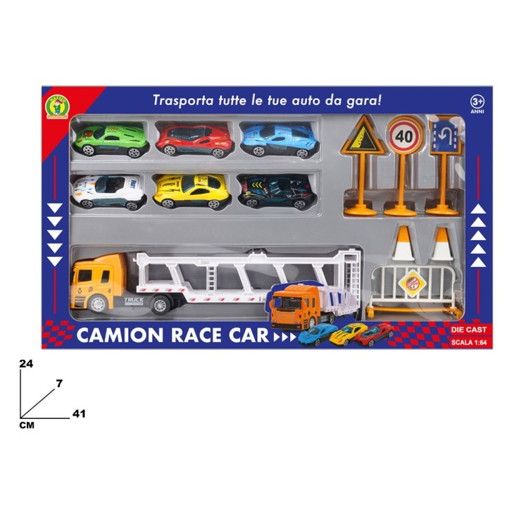 PLAYSET CAMION RACE CAR