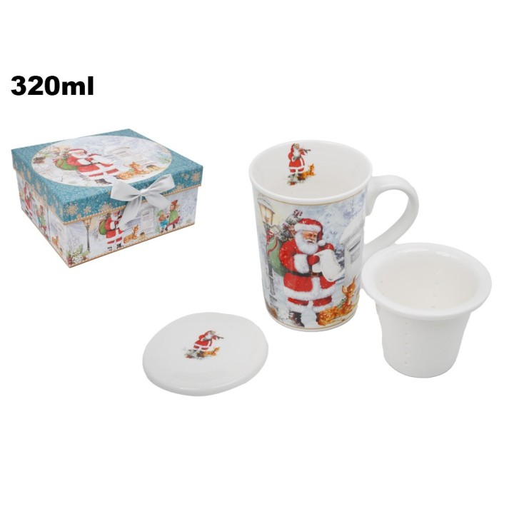 SET TAZZA CON FILTRO E COPERCHIO