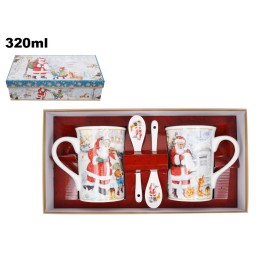 SET DUE TAZZE CON DUE CUCCHIAINI