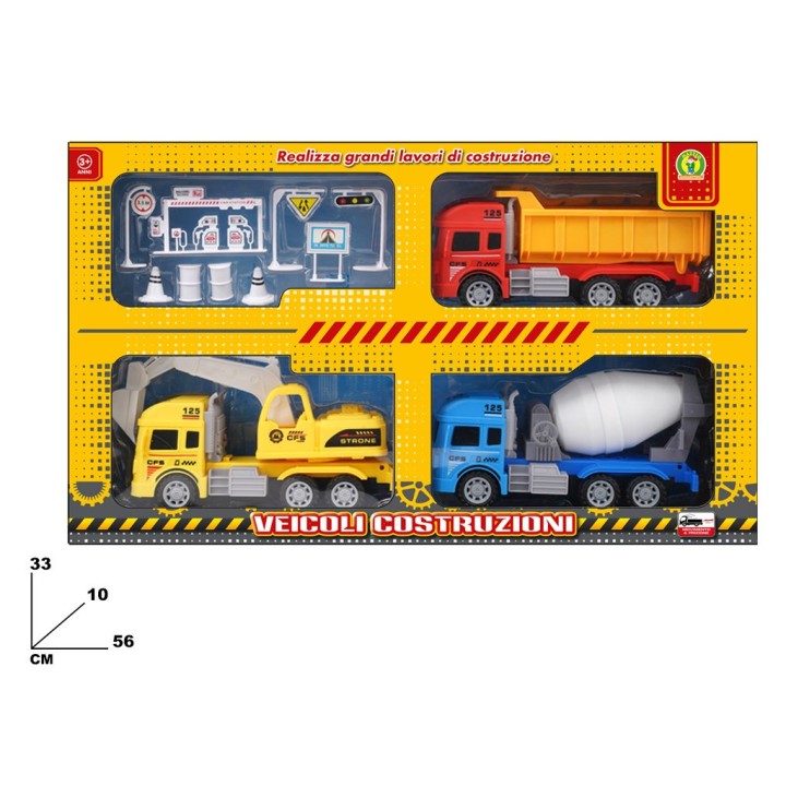 PLAYSET VEICOLI COSTRUZIONI