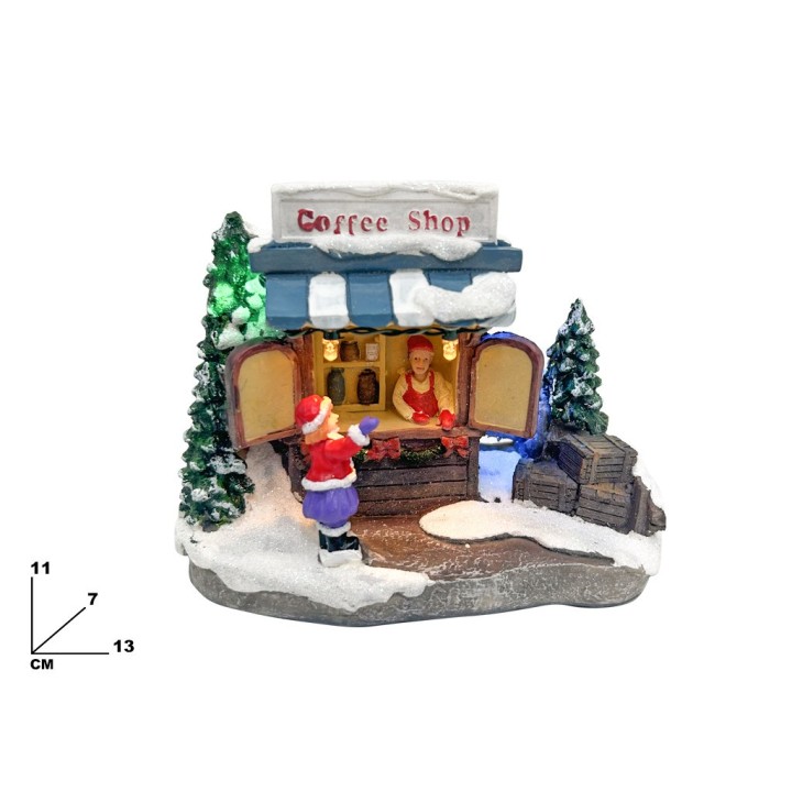 GIOSTRINA NATALIZIA COFFEE SHOP 11CM