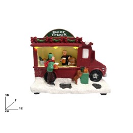 CAMIONCINO DELLA BIRRA CM 10 CON LUCI