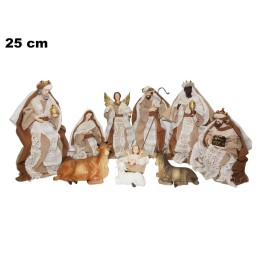 SET NATIVITA' 25 CM 10 PEZZI