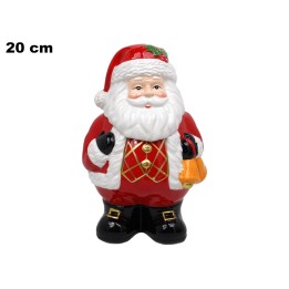 CONTENITORE BABBO NATALE 20 CM