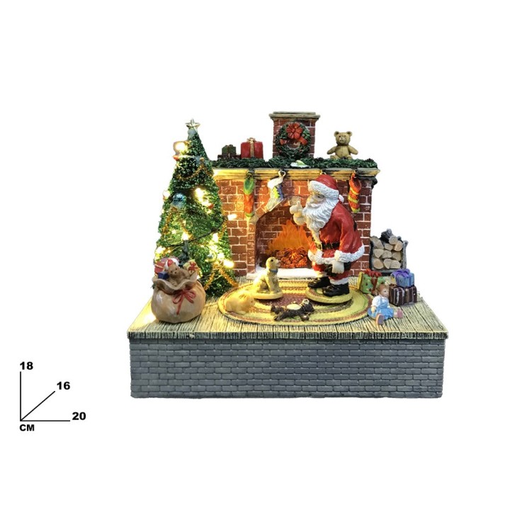 SALOTTO DI BABBO NATALE 20*16*18 CM