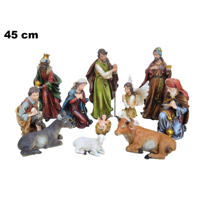 SET NATIVITA' 11 PEZZI 45CM
