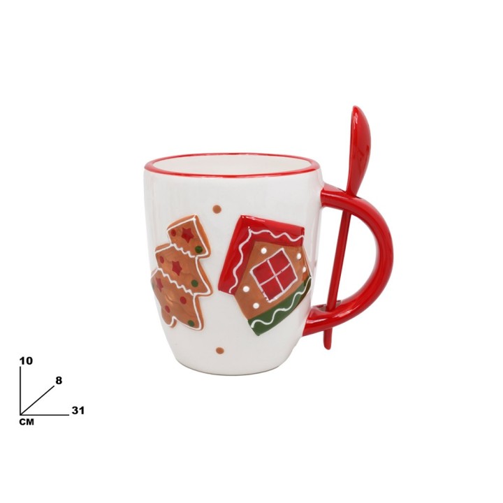 SET TAZZA 10CM CON CUCCHIAINO