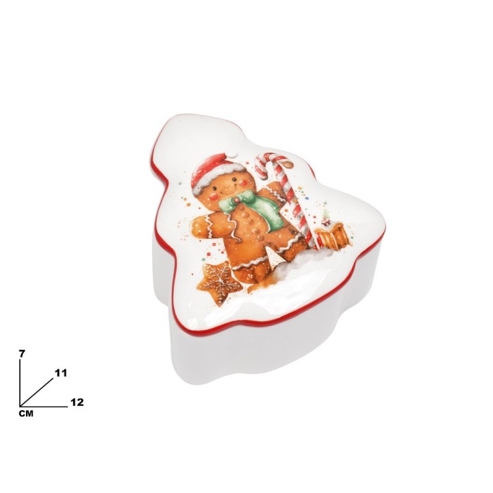 CONTENITORE A FORMA DI ALBERO DI NATALE