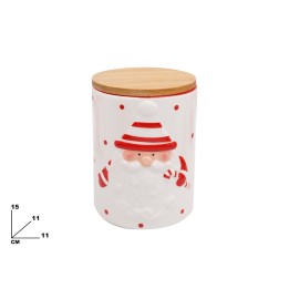 CONTENITORE CON BABBO NATALE 15 CM