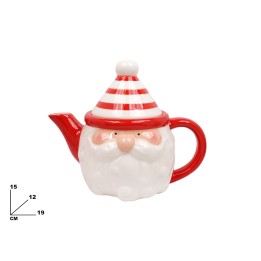 TEIERA CON BABBO NATALE 15 CM