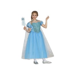 COSTUME PRINCESSA DEL GELO BIMBA 5-6 ANN