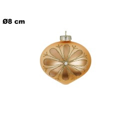 SFERA NATALIZIA ORO 8 CM