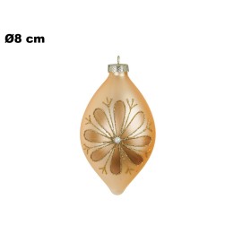 SFERA NATALIZIA ORO 8 CM