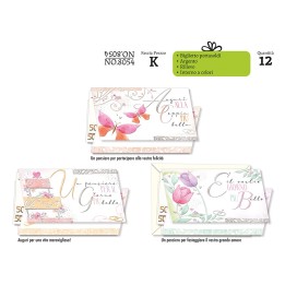 BIGLIETTI MATRIMONIO NO. 8054