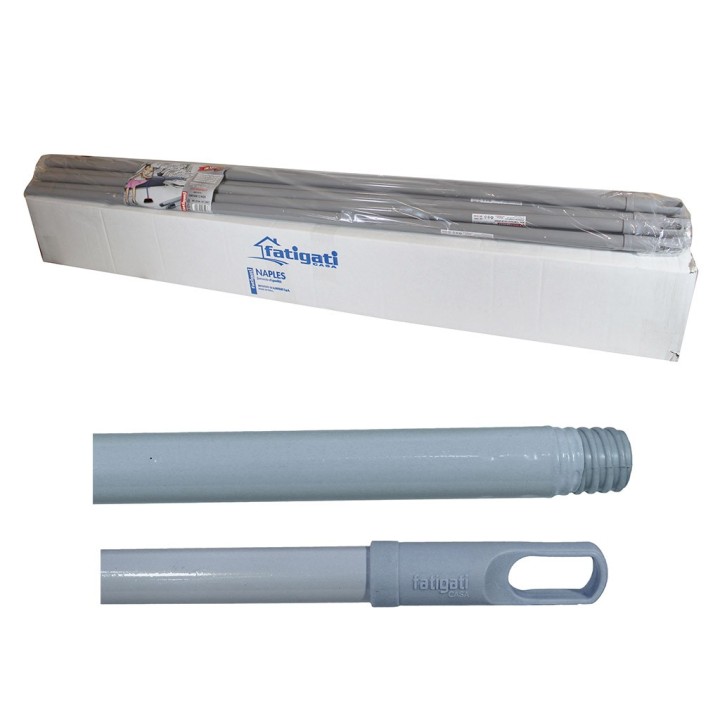 MANICO SCOPA METALLO 130CM GRIGIO