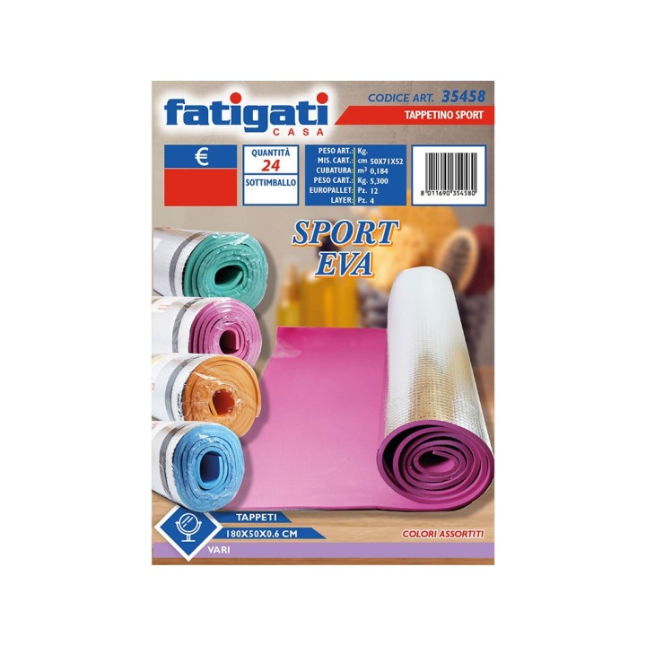 TAPPETINO SPORT EVA 180X50X0,6 CM