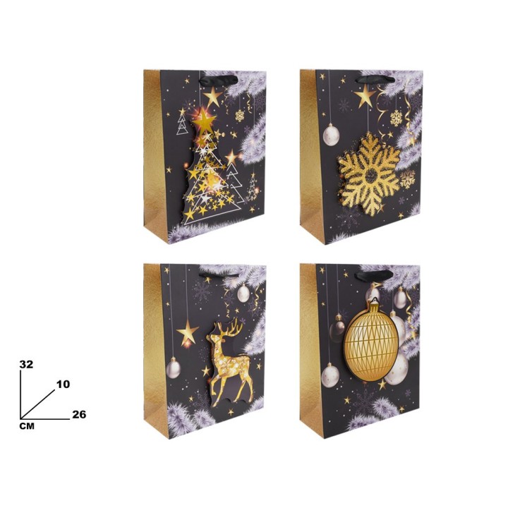 BUSTA REGALO NATALIZIA 26*32*10cm